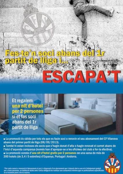 CF Vilanova. Cartell de la campanya 