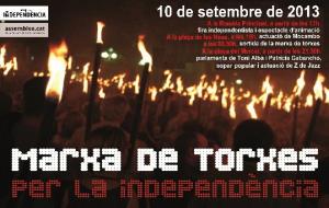 EIX. Cartell de la Marxa de Torxes de Vilanova