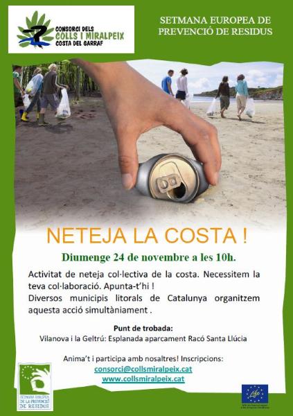CARTELL NETEJA LA COSTA