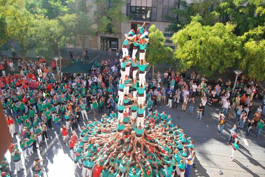  Castellers de Vilafranca. Castellers de Vilafranca a Sabadell