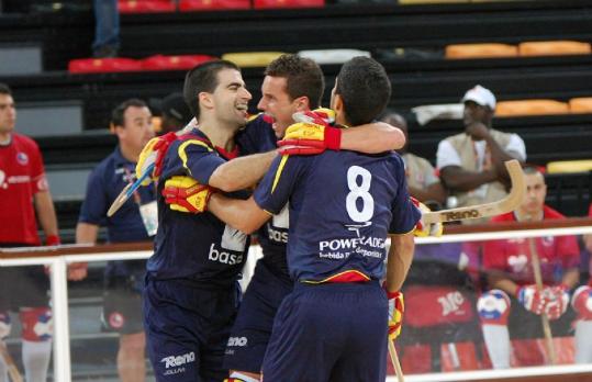 FEP. Celebració d'un dels gols estatals