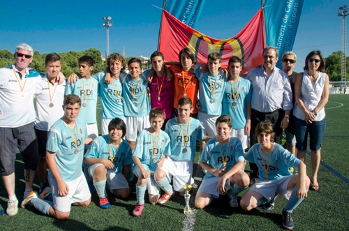 El CF Vilanova, campió infantil