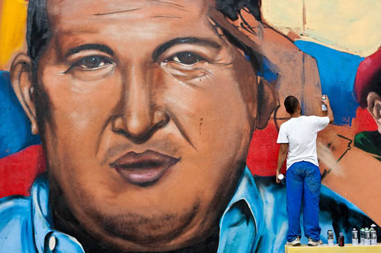 Grafit Hugo Chávez