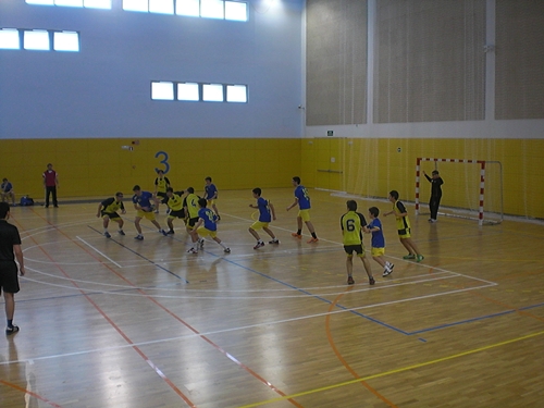 Imatge del partit del cadet vilanoví
