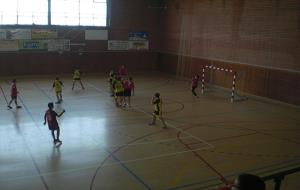 Imatge del partit del cadet d'handbol del Vilanova