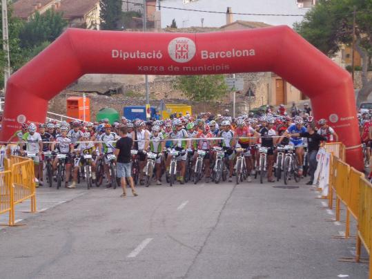 Cedida. Detall de la sortida de la cursa Cuabarrada de l'any passat