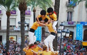 Maite Gomà. Detall dels pisos superiors del darrer 4d8 groc terrós