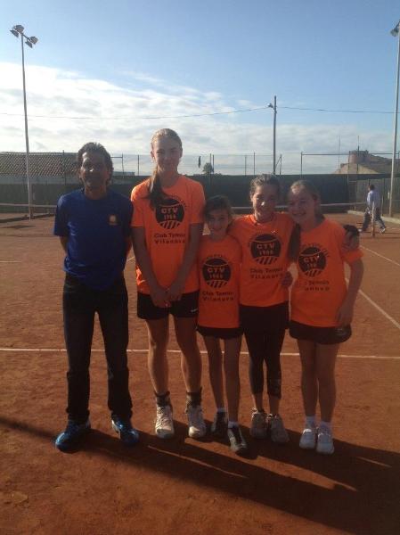 CT Vilanova. Detalls d'alguns dels tennistes del CT Vilanova