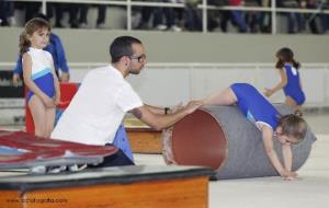 Detalls dels gimnastes, a l'exhibició de la temporada passada