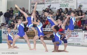 Detalls dels gimnastes, a l'exhibició de la temporada passada