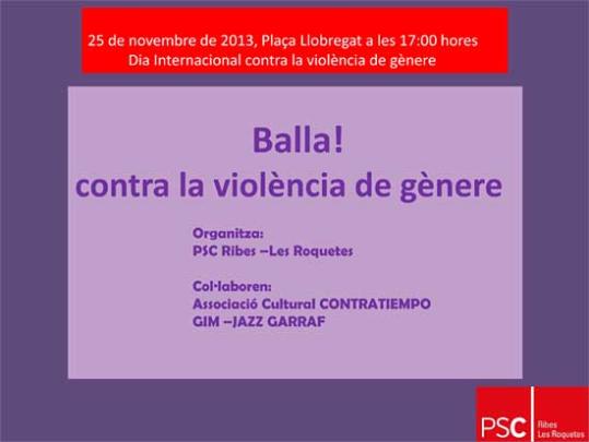 PSC. Dia Internacional contra la violència de gènere