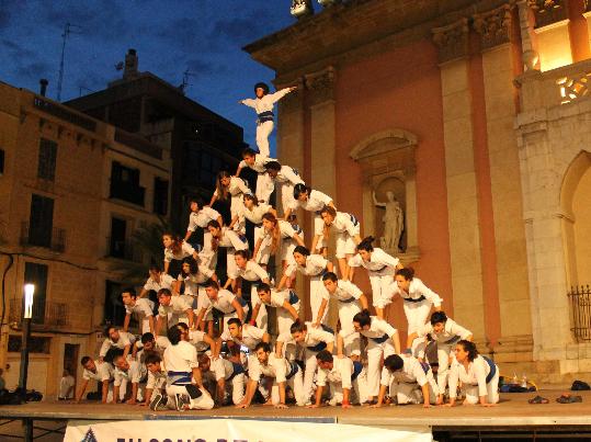 Olga Gòmez. Diada de la Colla dels Falcons de Vilanova