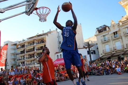 Detall d'un dels partits del 3x3