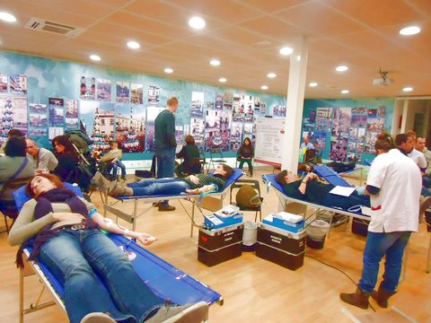 Ajuntament de Vilafranca. Donació de sang a Cal Figarot de Vilafranca del Penedès