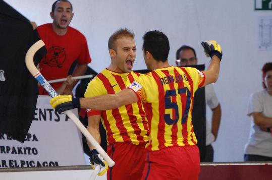 FEP. El Barça, celebrant el passi a la final