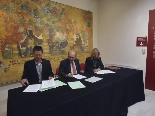 Generalitat de Catalunya. El Departament dEmpresa i Ocupació ha signat un  conveni de col·laboració amb lAjuntament de Vilafranca del Penedès i lAs
