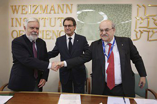 Eix. El president i el conseller Mas-Colell al Weizmann Institute of Science