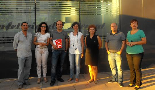 PSC. Els regidors del PSC de Sant Pere de Ribes