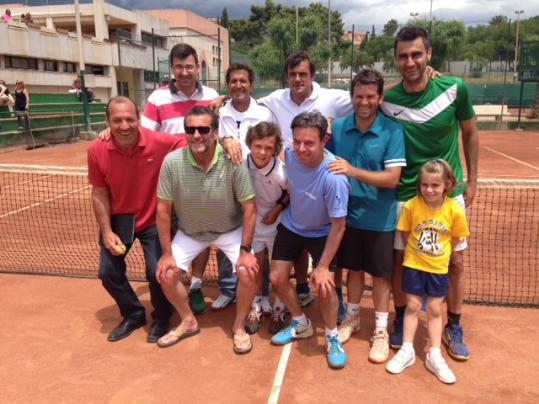 Eix. Equip +40 del Club Tennis Vilanova