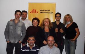 ERC. Executiva local d'ERC a Sant Pere de Ribes