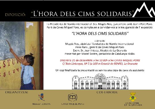 expo l'hora dels cims solidàris
