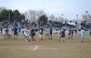 Instants previs al partit del sènior, ja amb molt bona presència de públic
