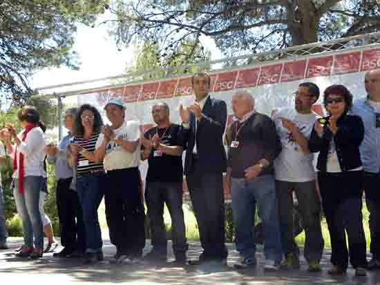 Maurici Lucena a la Festa de la Rosa