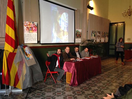 Ajuntament de Gelida. Gelida presenta el cartell de la Fira de Santa Llúcia més solidària
