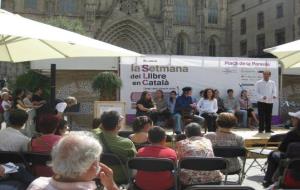GATAP. Grups Amateurs de Teatre de l'Alt Penedès, a la plaça de la Catedral de Barcelona