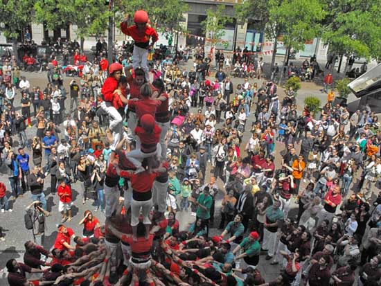 4 de 7 amb agulla dels Xicots de Vilafranca