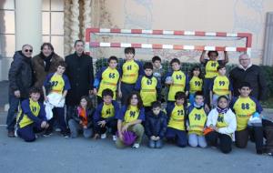 Plantilla de l'aleví del CEVG d'handbol