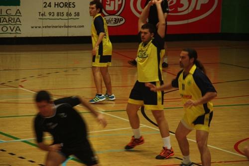 Imatge del sènior masculí d'handbol del Vilanova