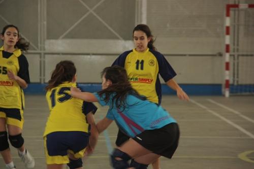 Imatge del partit de l'infantil femení del Vilanova