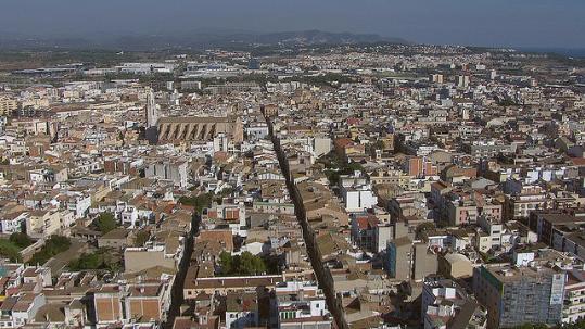 Ajuntament de Vilanova. Imatge aeria de Vilanova i la Geltrú