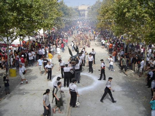 Carles Nicolàs. Imatge de la Festa Major de Vilafranca