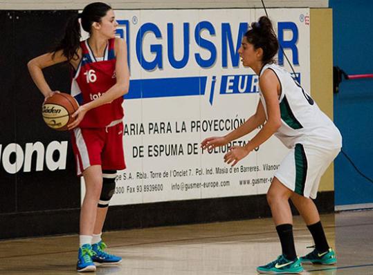 CB Samà. Imatge del partit del sènior femení