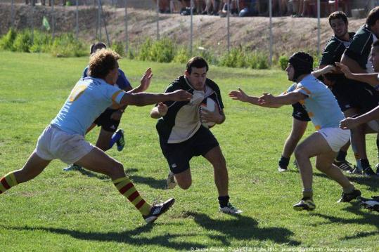 RC Sitges. Imatge del partit entre el SEL i el SItges