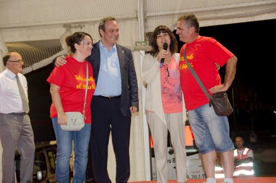 Ajuntament de Calafell. Imatge del sopar solidari amb el Martí