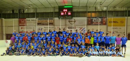 CP Vilafranca. Imatge dels jugadors del CP Vilafranca