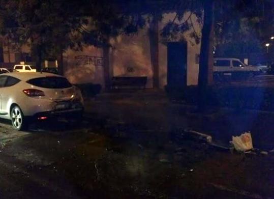 PxC. Imatge d'un dels vehicles afectats per l'incendi