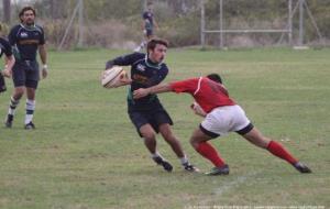 Imatges del partit entre el Rugbi Sitges i el GEiEG
