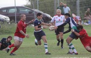 Imatges del partit entre el Rugbi Sitges i el GEiEG