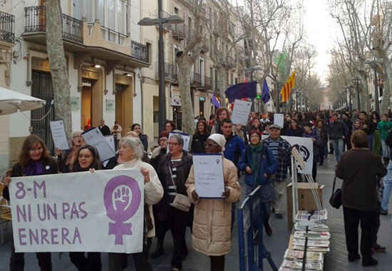 Manifestació 8 de març