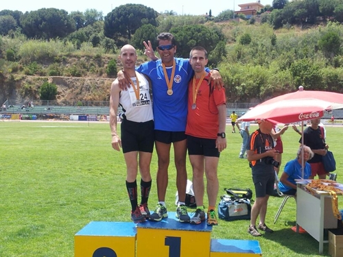 L'atleta vilanoví, al lloc més alt del podi
