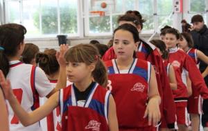 Instants previs a un dels partits del planter del Samà