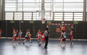Detall d'un partit de l'equip femení