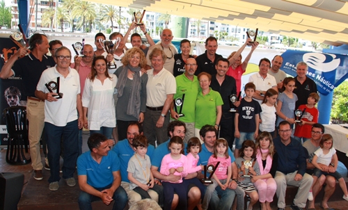 Imatge amb el participants a la regata