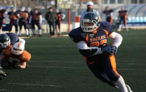 Ignasi Blanca entrant a Touchdown / Christian Llitjós