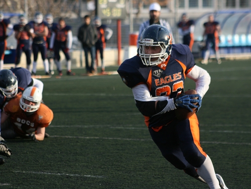 Ignasi Blanca entrant a Touchdown / Christian Llitjós