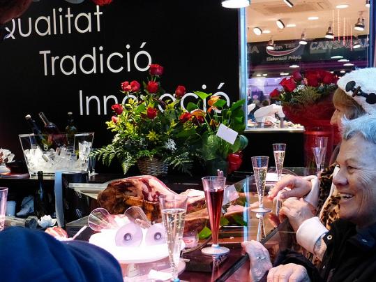 Joan Grífols. Inauguració del nou mercat de Calafell